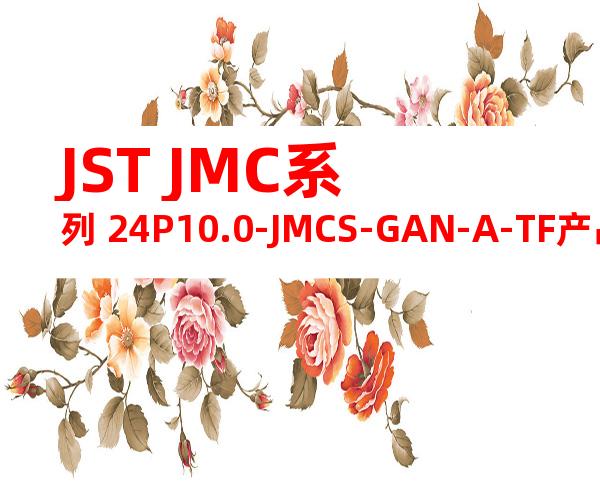 JST JMC系列 24P10.0-JMCS-GAN-A-TF产品规格书